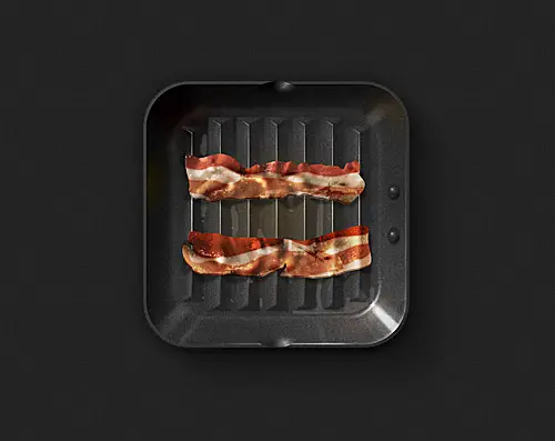 Bacon Diet iOS App Icon by Ryan Ford