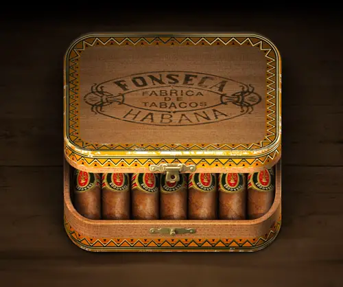 Cigar Box iOS Icon by Konstantin Datz