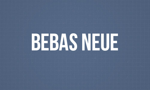 Bebas Neue Free Sans-Serif Fonts