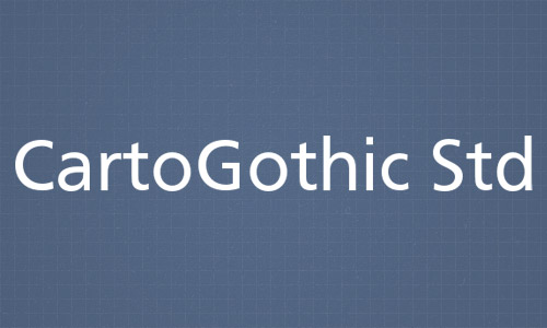 CartoGothic StdDownload the font