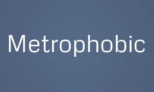 MetrophobicDownload the font