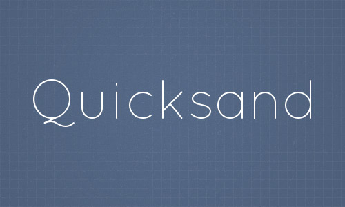 Quicksand Download the font