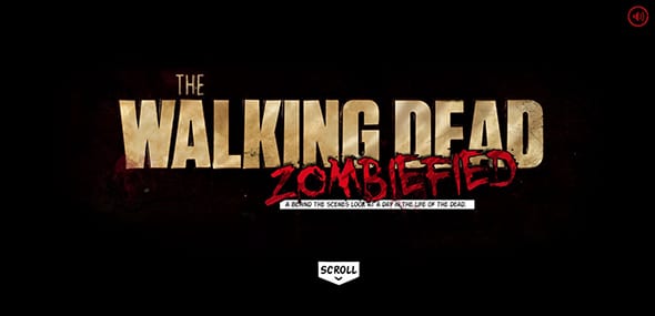 Walking Dead Website Concept