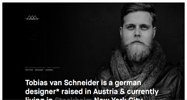 Tobias van Schneider Dark Websites