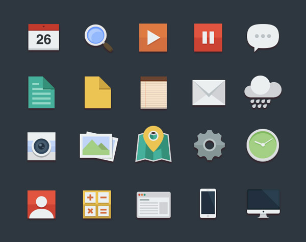 Free Flat Icons by Buatoom