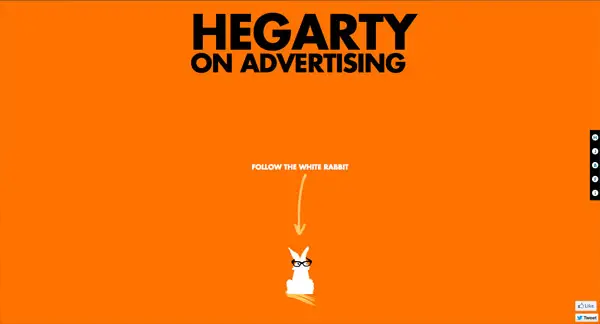 Hegarty On Advertising Website Concept Design