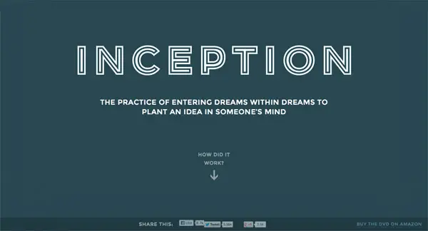 Inception Explained Website