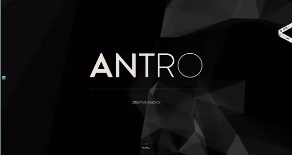 Antro Web Designs with Beautiful Creative Typography