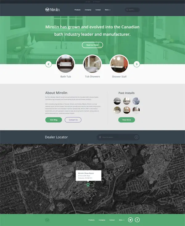 Mirolin by Mike Busby Web Design Concepts