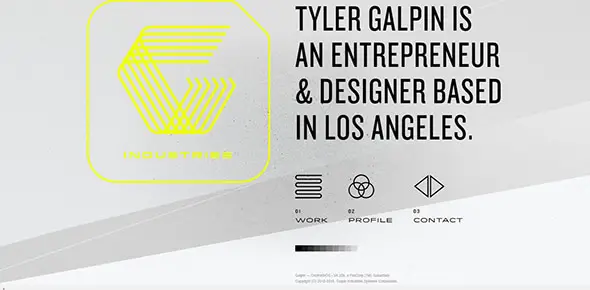 Tyler Galpin Website Design