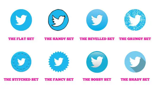 Social Media Icons by The Pink Group