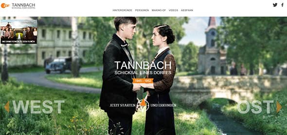 Tannbach Navigation Menus