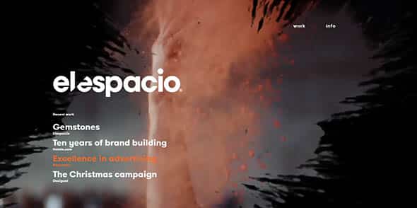 Elespacio - Digital creative agency Splash Screens websites