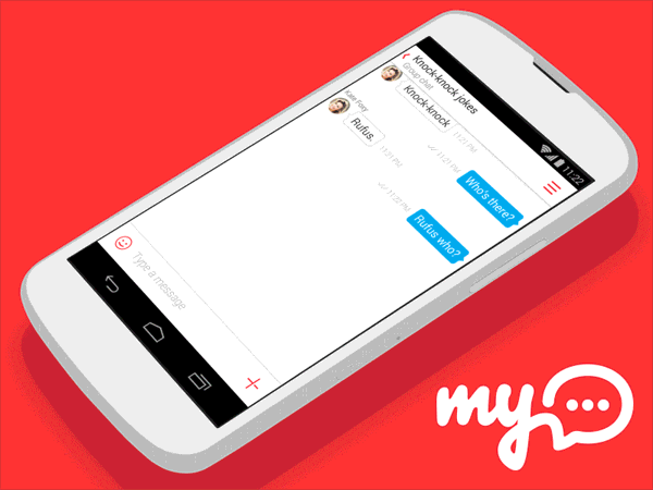 myChat App Concept by Nikolay Kuchkarov