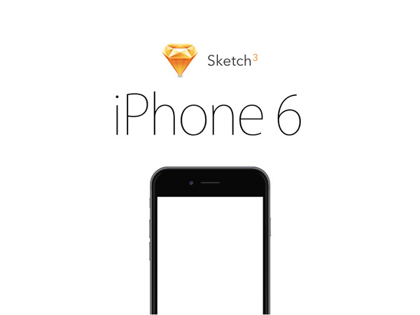 iPhone 6 Sketch Template by George Otsubo