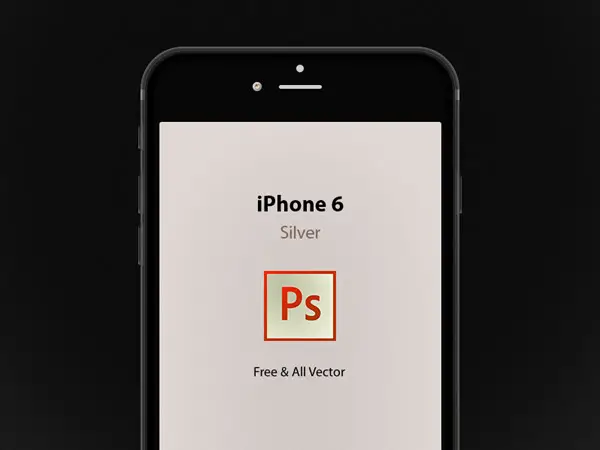iPhone 6 Vector Mockup by Jussi Virtanen
