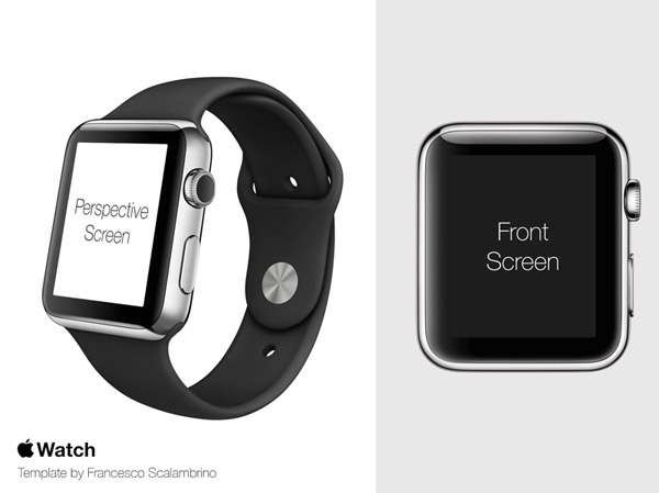 Apple Watch Free Template PSD by Francesco Scalambrino