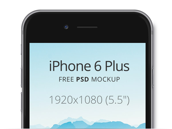 iPhone 6 Plus Free PSD Mockup by Oleg Sukhorukov