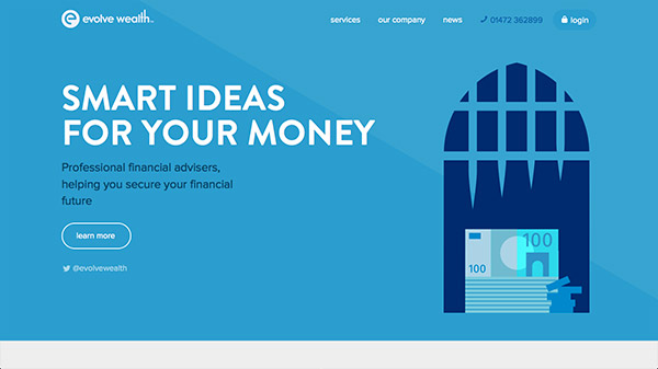 Evolve Wealth Blue Websites