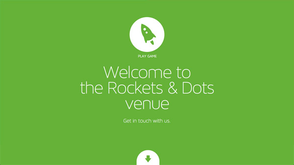 Rockets & Dots Flat web Backgrounds