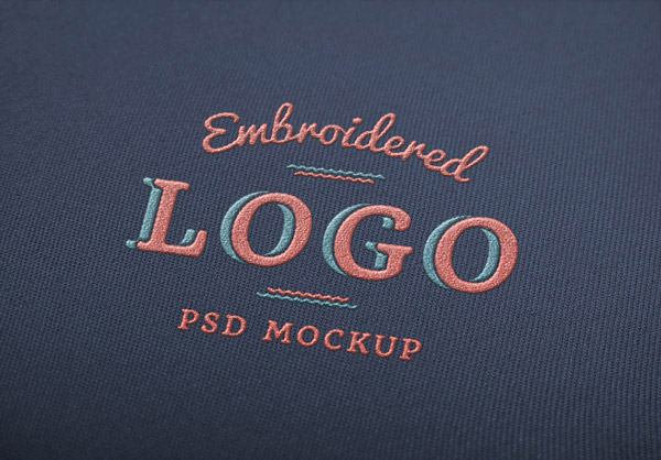 Embroidered Logo Mockup