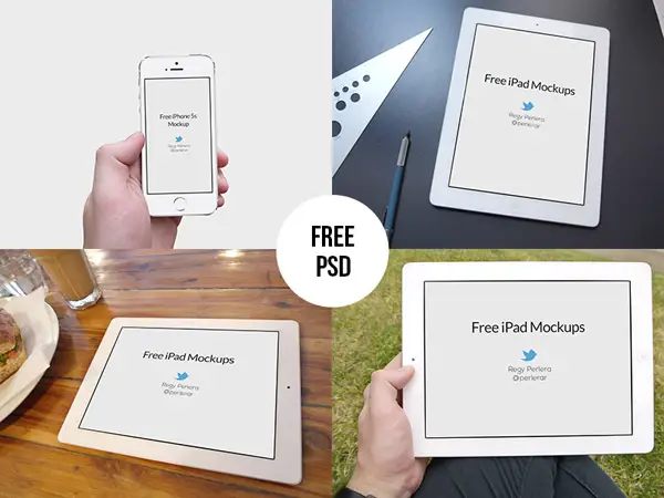 Free iPad Mockups Free Mockup Templates UI Designs