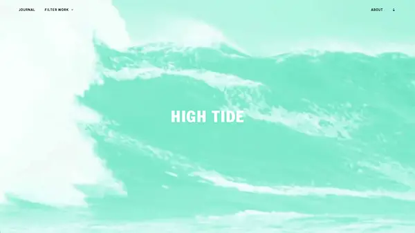 High Tide Subtle Motion in Web Design