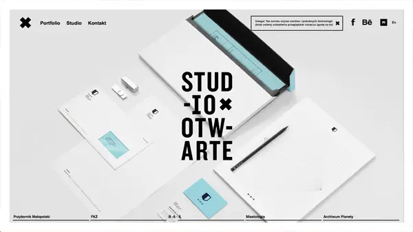 Studio Otwarte Agencja Brandingowa Web Design Typography
