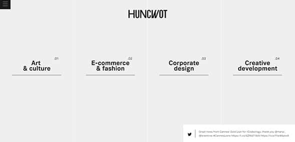 Huncwot Website Concept Design