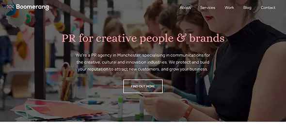 Boomerang Creative Website