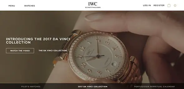 IWC Schaffhausen Website Design