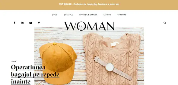 TheWoman Website Design