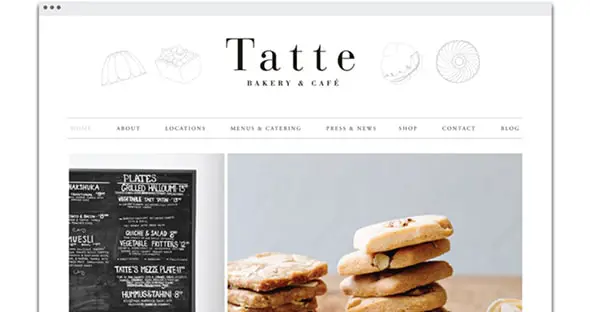 Tatte Website Design