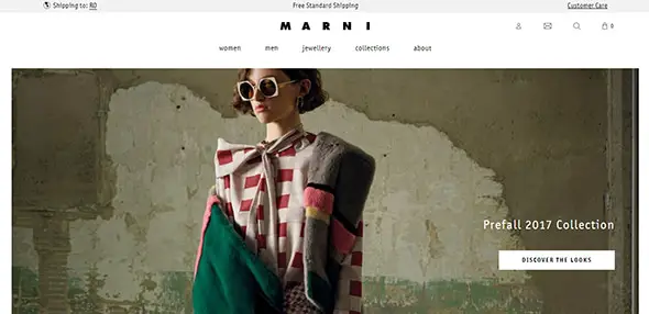 Marni Website Design