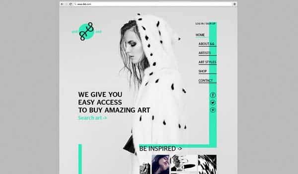 And And Web Design Website Design Concept