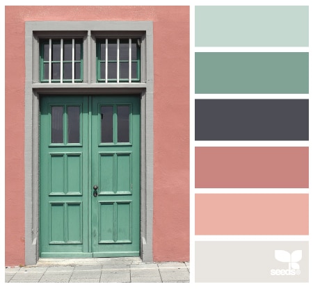 A Door Hues Flat Design Color Palettes