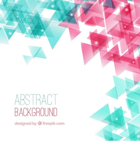 Abstract background triangles