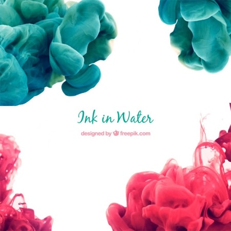 Abstract-ink-in-water-background