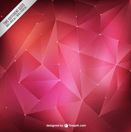 Abstract polygons background