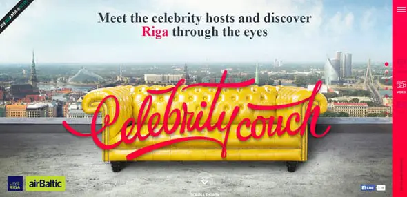 Celebrity couch