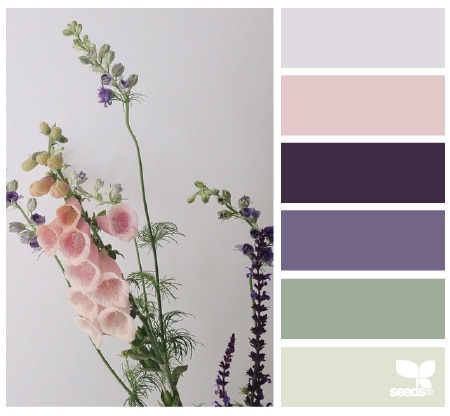 Flora Flat Design Color Palettes Hues