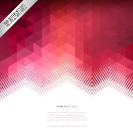 Geometrical background red tones Free Vector Backgrounds