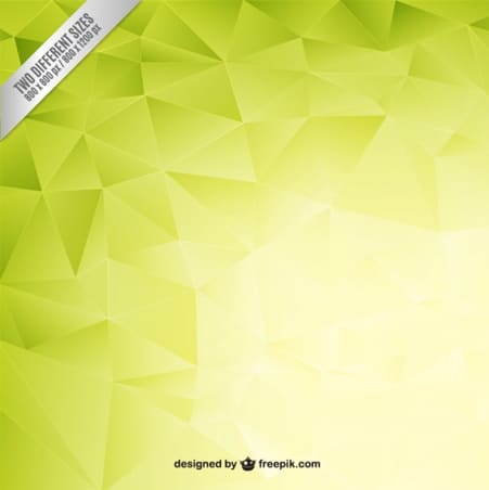 Green polygons background