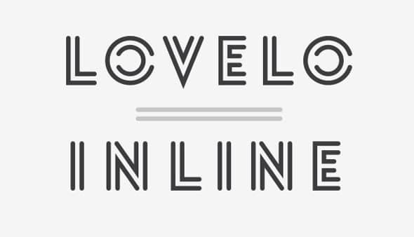 Lovelo-Inline---Font
