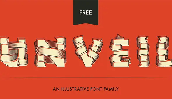 Unveil—Free-Vector-Font