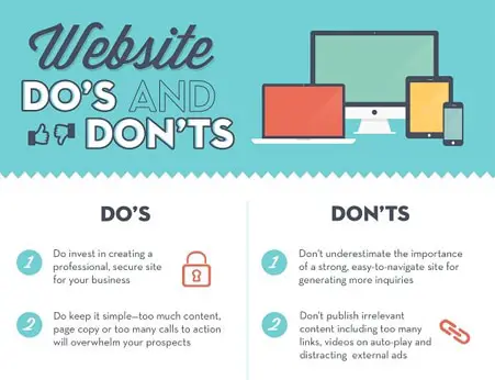 website dos and don’ts