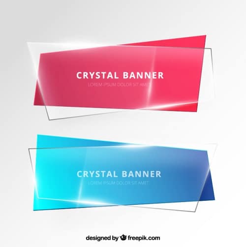 Banners crystal style
