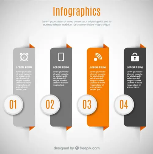 Infographic banners template
