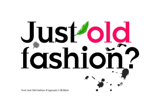 Just-Old-Fashion