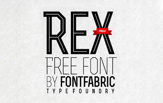 Rex-free-font